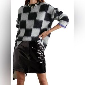 Mohair and alpaca blend sweater